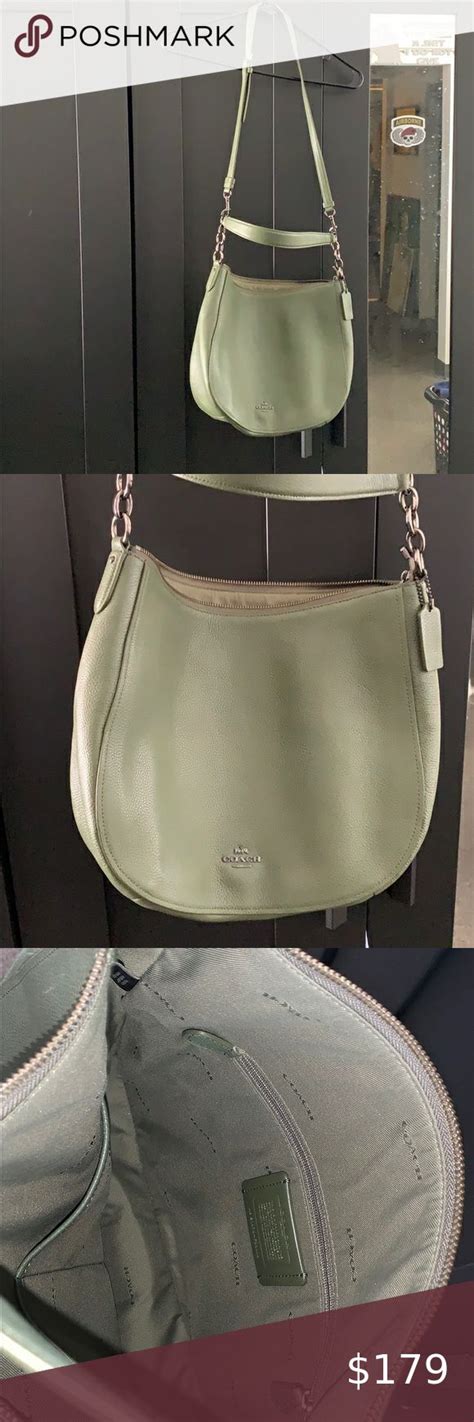 green coach purse|forest green coach purse.